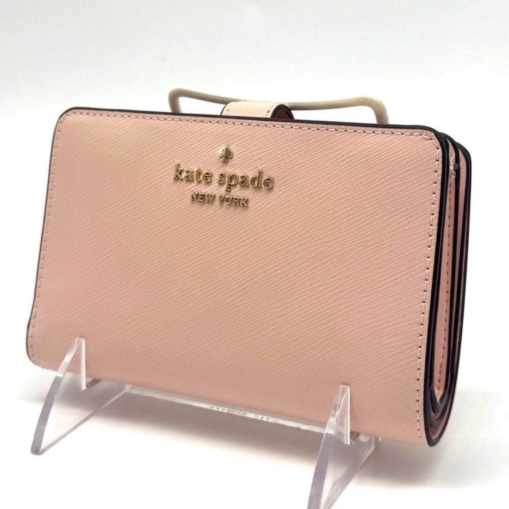 Kate Spade Leila Medium Compact Bifold Wallet Light Pink